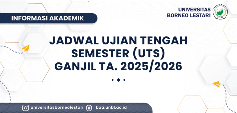 INFORMASI JADWAL UJIAN TENGAH SEMESTER (UTS) GANJIL 2025/2026